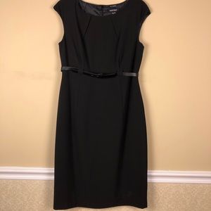 ELLEN TRACY Black Sleeveless Dress Size 10 -NWT